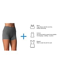 iLoveSIA - Pantalones cortos de algodón para mujer, 2 unidades