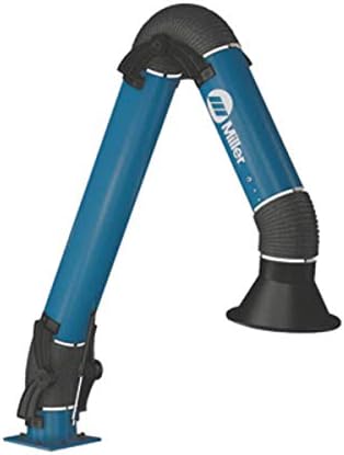Miller 8" X 10' Pre-Assembled Extraction Arm For Use With FILTAIR MWX-S Mobile Weld Fume Extractor, Package Size: 1 Each