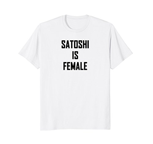CryptoTeezSatoshi is Female T-Shirt - Funny Bitcoin Blockchain Tee