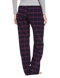 Pantalones de franela para dama, 100% algodón, supersuaves, diseño de pijama, XL