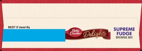 BETTY CROCKER DELIGHTS SUPREME FUDGE BROWNIE MIX, 19.1 OZ.