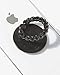 Sonix Embellished Crystal Rhinestone Phone Ring (Black