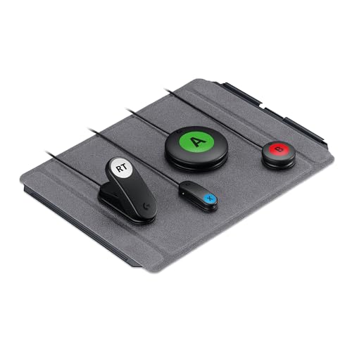 Adaptive Gaming Kit For Access Controller, controles personalizables de alto rendimiento diseñados para mando Adaptable para consolas Xbox One, 12 botones y disparadores - Negro