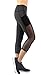 Neonysweets Womens Mesh Capri Workout Yoga Pants Running Tights Active Leggings
