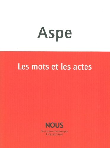 Les  mots et les actes