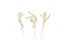 12 Glitter Gymnastics Cupcake Toppers - Any Color