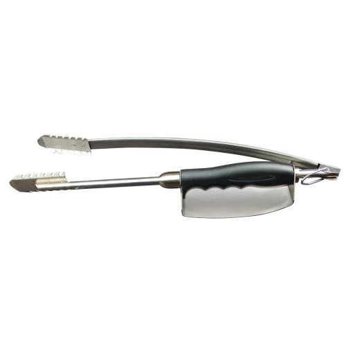 Grill Daddy GQ53012RM BBQ Heat Shield Tongs â€“ Protects Hands from Grill Heat and Sears with Rotating Shield â€” 20