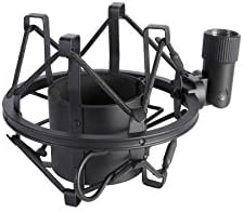 On-Stage Black Shock Mount, compatible with Neumann TLM 102 Microphone