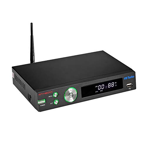 GT MEDIA V8 TURBO Decoder Digitale Terrestre DVB-T2 Ricevitore Satellitare HD DVB-T2/ S2X/ Cavo combo, lettore Smart…