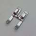 HONEYSEW Presser Foot for Pfaff Household Sewing Machine (9mm Open Toe Satin Stitch Metal Applique Foot with IDT)