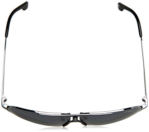 Carrera Men's Ca1005s Aviator Sunglasses, Ruthenium Black Matte Black/Gray Blue, 66 mm