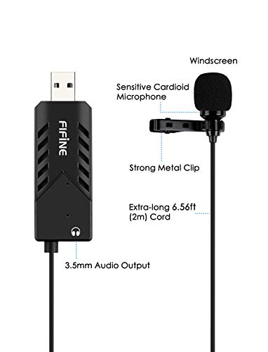 1 Lavalier+Microphone+Cardioid+Condenser+Computer