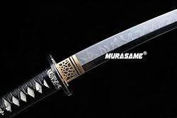 MURASAME Tanto Sword L6 Steel Choji Hitatsura Hamon