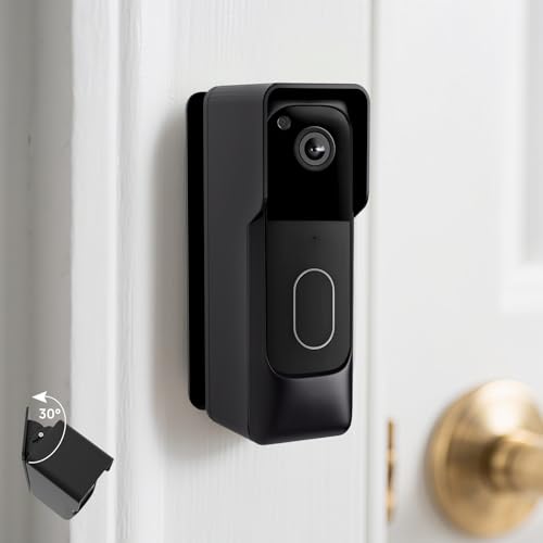Blink Doorbell Camera Mount for 2nd Gen 2025 (newest model) 0-45° Adjustable Angle Anti-Theft Mount, No-Drill Easy Installation, Holder Compatible with Blink Video Doorbell Gen 2