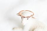 Rose Gold Wrapped Around Evil Eye Ring,,evil Eye Jewelry Rings,evil Eye Knuckle Ring,stacking