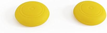 Indigo 7 - Nintendo Switch Thumbstick Grip Caps and Protector Covers for Joy-Con Controller (Small, 2 Pairs), Yellow
