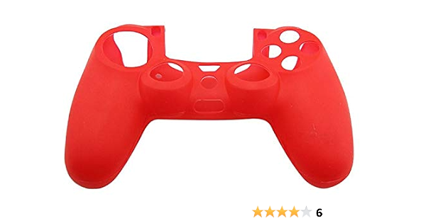 red and white ps4 controller