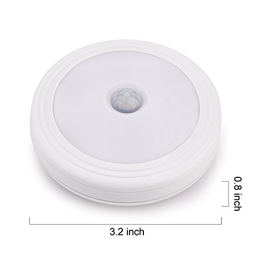 Motion-Sensor-LightStrong-magnetic-with-FREE-3M-Adhesive-Light-for-Hallway-Closet-Bathroom-Bedroom-Nursery-Warm-White-3-Pack