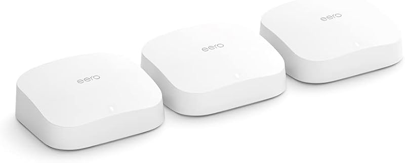 eero Pro 6 Mesh Wi-Fi 6 Router System 3-Pack Zigbee Hub 560 m²