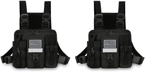 【ENFOLD】TWO-WAY HOLDER VEST Amazon.com: Radio Shoulder Holster Chest Harness Holder Vest Rig