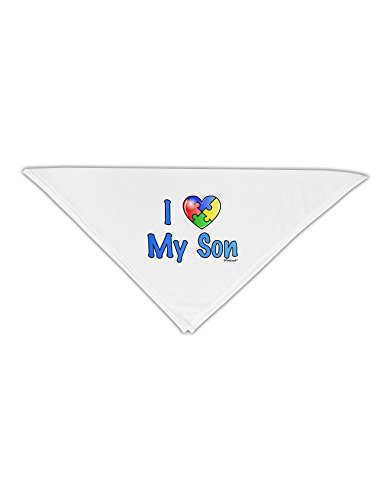 TooLoud I Heart My Son - Autism Awareness Adult 19" Square Bandana