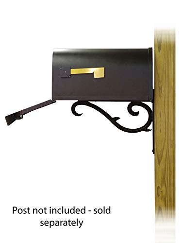 Special Lite Products Company Classic Curbside Mailbox with Sorrento Front Single Mailbox mounting Bracket