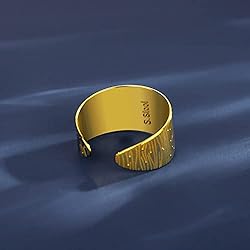 14K Gold Plated Adjustable Ring Handmade Gold Rings