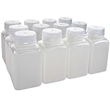 EISCO - Pack of 12, 175mL Square HDPE Reagent