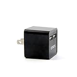 Wall Charger Omars 17W 3.4A 2-Port USB Power Adapter with Foldable Plug for iPhone,iPad,Samsung Galaxy, Motorola,HTC,Other Smartphones,External Batteries and More