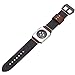 EACHE Genuine Leather Watch Band 42mm 44mm Dark Brown Crazy Horse Calfskin Leather Strap for Iwatch for Apple Watch Series 1,2,3,4 Black Adapter
