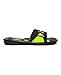 Under Armour Men's Ignite Banshee II Slide, Black (002)/High-Vis Yellow, 11