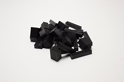 Settlers of Catan Compatible Replacement Board Game Pieces - Single Player - 3D Prints (Black)