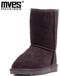 Amazon ムートンブーツ レディース ロング丈 3way ファー ふわふわ 人気冬靴 雪ブーツ C286 24 チョコレート ブーツ ブーティ