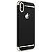 Case Compatible with iPhone X XS MAX Case Rugged PC Back Cover Case 3 in 1 Shockproof Anti-Drop Phone Case Cover for iPhone X Case Women Men (X, Black)