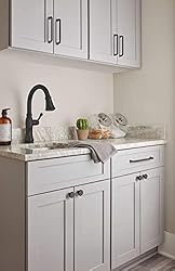 Amerock | Cabinet Pull | Matte Black | 7-9/16 inch