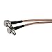 Eightwood RP-SMA Bulkhead Female with Male Pin to Dual TS9 Splitter Combiner Cable Jumper Pigtail RG316 4 inch for 4G LTE WiFi Router USB Modem MiFi Hotspots