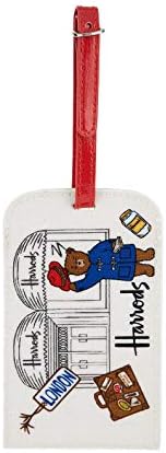 Harrods of London England Paddington Bear Luggage Tag