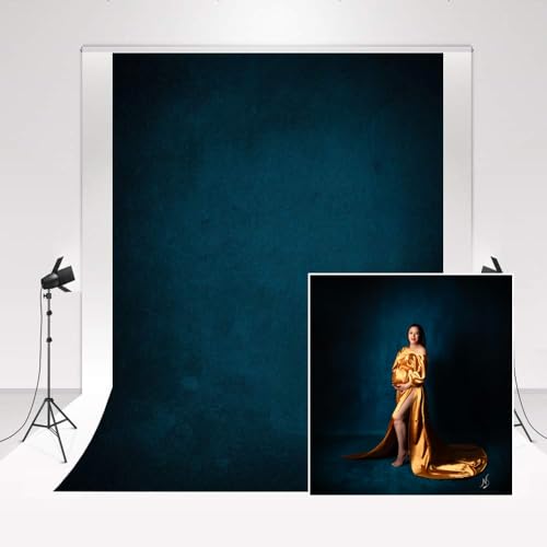 Kate Photo Studio Hintergrund Klassisches Blau 2x3m Marineblau Fotografie Hintergrund Abendkleid Foto Shooting Velvet Texture Portrait Photo Booth Req