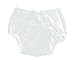 Haian Adult Incontinence Pull-on Plastic Pants Color Transparent White (Medium)