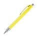 Caran Dache Ballpoint Pen, Lemon Yellow, with SwissRide Blue Medium Cartridge