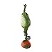 Ivy Home Garden Decoration Resin Statuary Yoga Frog Standing on The Carrot