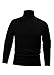 Men's 100% Interlock Knit Combed Cotton Super-Soft Euro Design Ski Casual Turtleneck Pullover