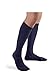 Futuro Restoring Dress Socks for Men, Firm Compression, Over The Calf, Large, Navy