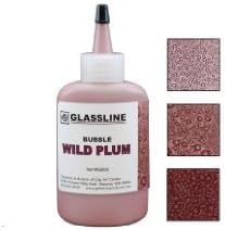 Wild Plum Bubble GLASSLINE FUSING PAINT PEN 2 oz Bottle