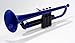 pBone PTRUMPET1B The Plastic Trumpet, Blue (2016 version)