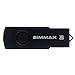 SIMMAX 5pcs 16GB USB Flash Drive U-Disk 16GB USB 2.0 Flash Memory Stick Swivel Design (Five Mixed Colors: Black Blue Green Purple Red)(Mix Color1)