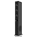 VENLOIC Music Floor Standing Bluetooth Tower Speaker with Subwoofer, 2.1Ch, 65W, Stereo Sound and Bass, Home Theater, Charging and Docking Station, FM Radio, Remote Control (Black)