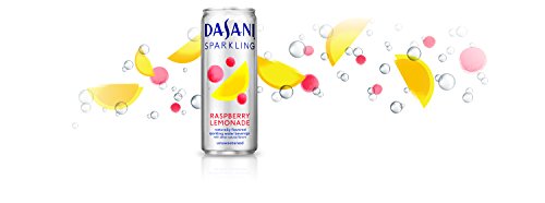 DASANI Sparkling Water Raspberry Lemonade Zero Calories, 12 fl oz, 8 Pack