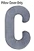 KWLET Pregnancy Pillow C Shaped Cover/Maternity Pillow Case with Double Zippers, Velvet, 57x30 Inch