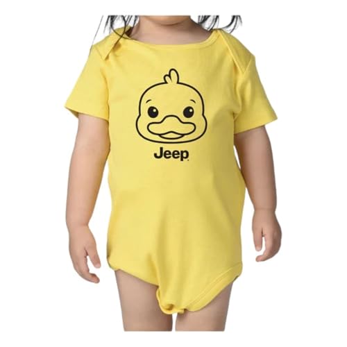 Jeep Baby Triblend Text Cotton Romper for Newborn